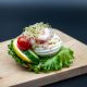 Egg & Reker med majones og garnityr